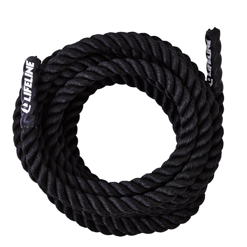 Elite Training Battle Rope  1.5" x 30' Training Rope for Home Gym and CrossFit Workouts